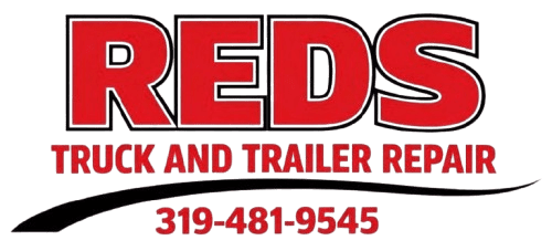 Reds Truck And Trailer Repair Logo Square Clear